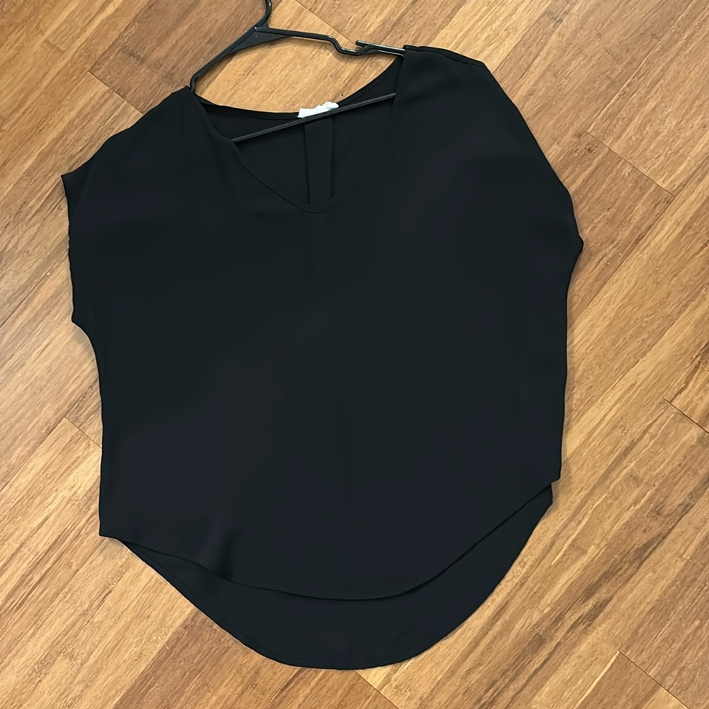 Lush basic black blouse